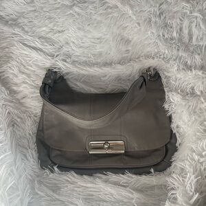 Gray Coach Bag